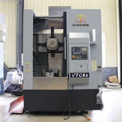 VTC60 CNC vertikal dreiebenk, høyeffektiv diskbehandling, spesialdreiebenk for bilhjul